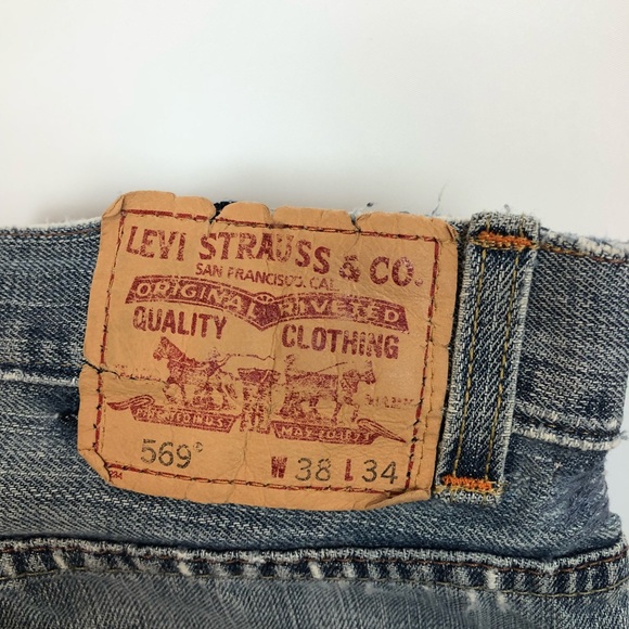 Levi’s Vintage Distressed cut off denim skirt 27 - Picture 4 of 4